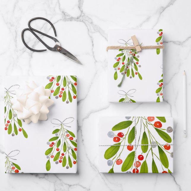 Festive Holiday Wrapping Paper! Paper Sheets (Front)