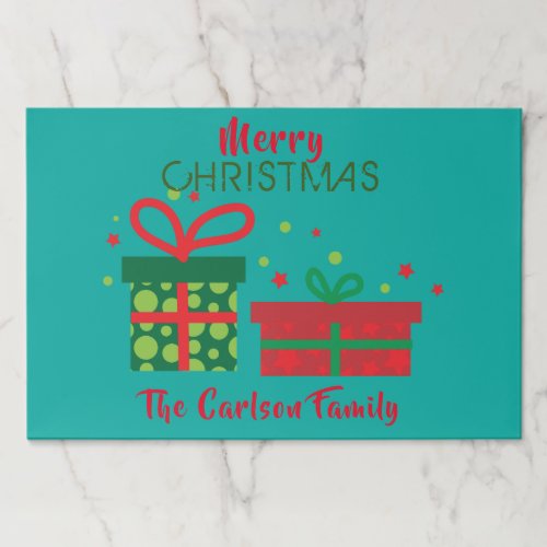 Festive Holidays Merry Christmas Gift Boxes Paper Pad