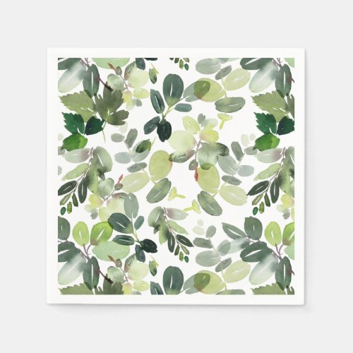 Festive Holly Berry Christmas Holiday Party Napkins