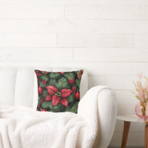Festive Holly & Pine Christmas