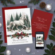 Festive Horse Equestrian Christmas