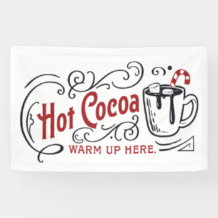 Festive Hot cocoa bar vendors Banner