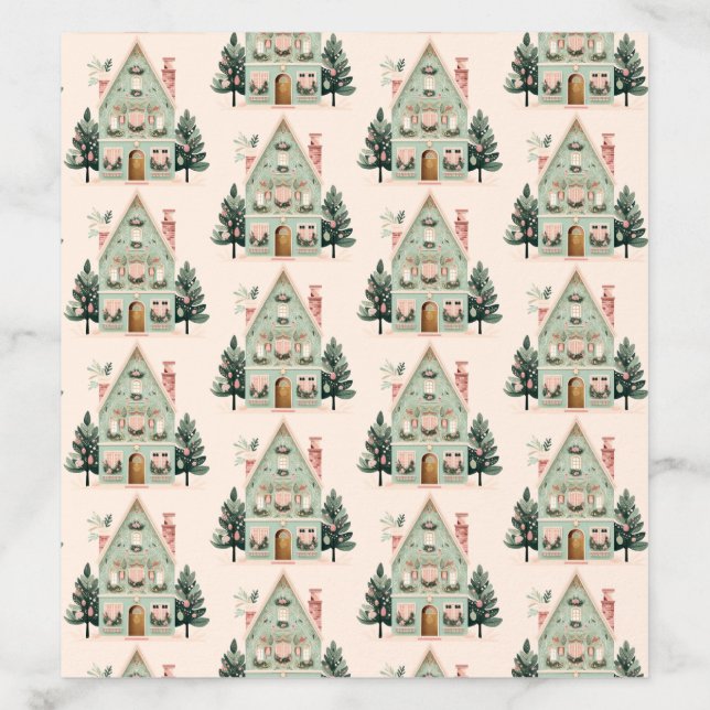 Festive Houses Envelope Liner (Design)
