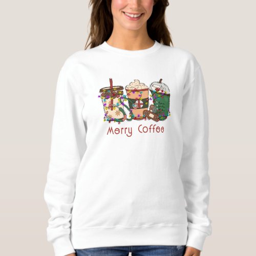 Festive Iced Coffee Nurse Essentials Sweatshirt