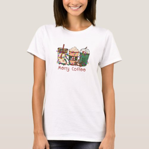 Festive Iced Coffee Nurse Essentials T_Shirt 