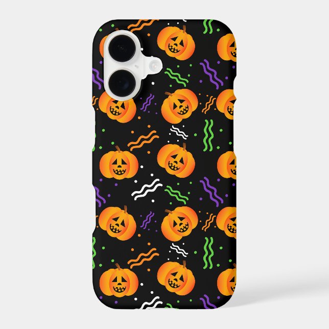 Festive Jack-O'-Lanterns Iphone Case (Back)