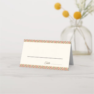 Festive Japanese Blossom Place Card
