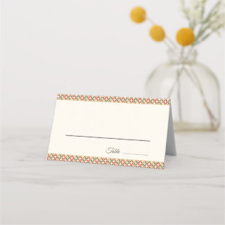 Festive Japanese Blossom Place Card