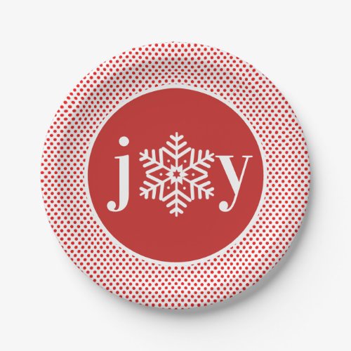 Festive Joy Holiday Paper Plates