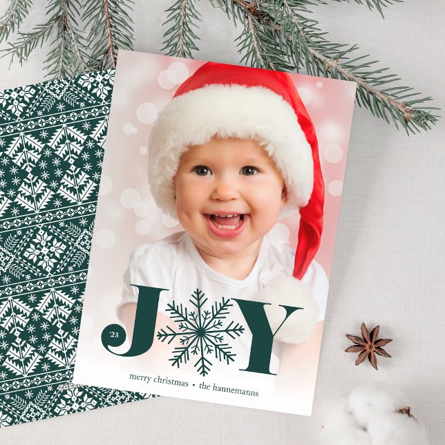 Festive Joy | Holiday Photo Card (Creator Uploaded)