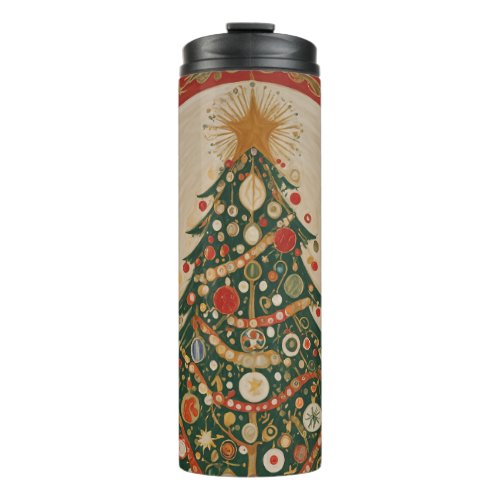 Festive Kaleidoscope Thermal Tumbler