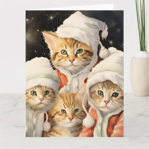 Festive Kitties Card