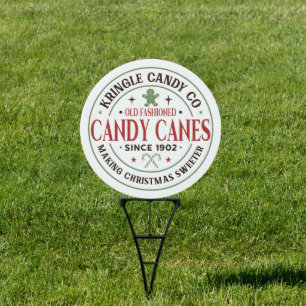 Festive Kringle Candy Company Christmas Sign