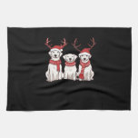 Festive Kuvasz � Christmas Pattern Classic T-Shirt Kitchen Towel