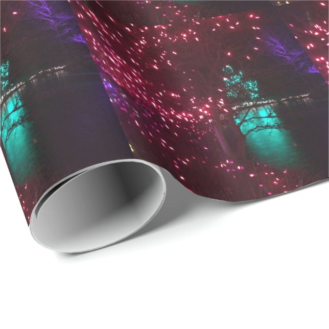 Festive Lights and Beautiful Trees Wrapping Paper (Roll Corner)