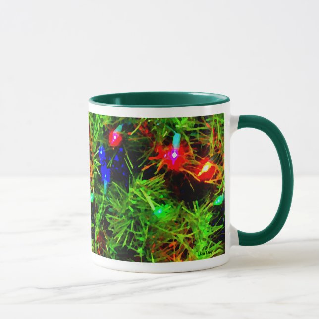 'Festive Lights' Mug (Right)