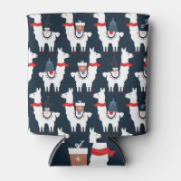 Festive Llamas: Christmas Pattern Delight