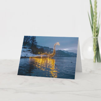 Festive Loch Ness Glow Card