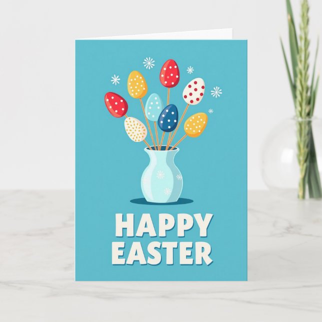Festive Lollipop Bouquet Card (Front)