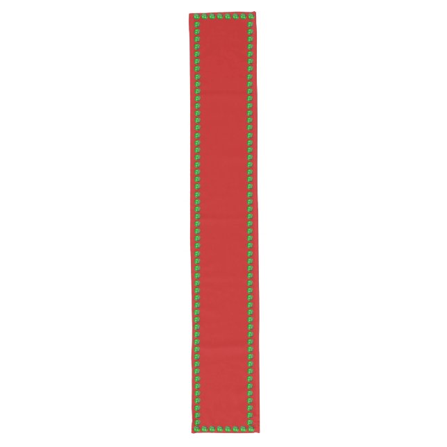 Festive Long Table Runner, 16" X 108" Long Table Runner (Front)