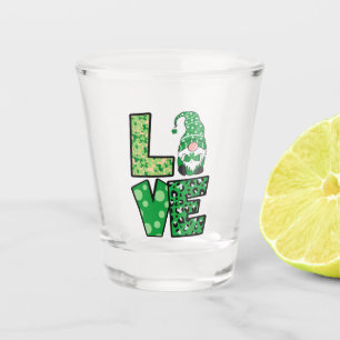 Festive Love Gnome Shot Glass