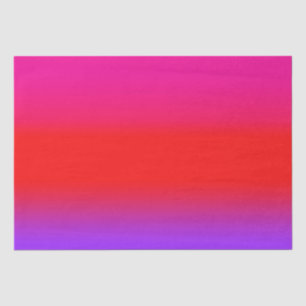 Festive Magenta Red Purple Ombre Gradient Pattern  Tissue Paper