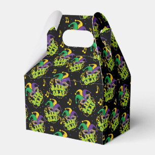 Festive Mardi Gras  Favor Boxes