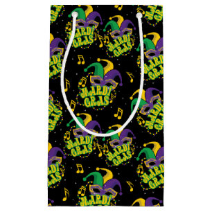 Festive Mardi Gras Small Gift Bag