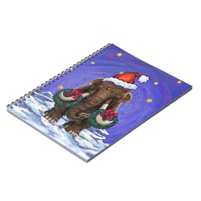 Festive Mastodon  Notebook (Left Side)
