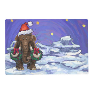 Festive Mastodon  Placemat