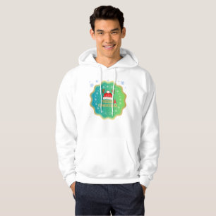 Festive Merry & Bright Christmas Design - Hoodie