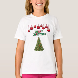 Festive Merry Christmas Bush Tree Decor Lights  T-Shirt