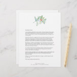 Festive Merry Christmas Letters Template Letterhead<br><div class="desc">Transform your holiday correspondence into a work of art with this festive Watercolor Christmas letter template. Each sheet is a canvas of enchanting colors and delicate strokes, adding a touch of creativity to your Christmas letters, invitations, and well-wishes. Celebrate the season with elegance and style. If you would like printable...</div>