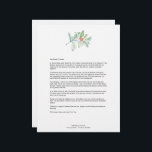 Festive Merry Christmas Letters Template Letterhead<br><div class="desc">Transform your holiday correspondence into a work of art with this festive Watercolor Christmas letter template. Each sheet is a canvas of enchanting colors and delicate strokes, adding a touch of creativity to your Christmas letters, invitations, and well-wishes. Celebrate the season with elegance and style. If you would like printable...</div>