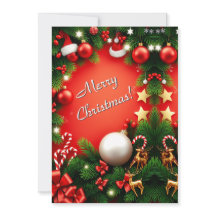 Festive Merry Christmas Personalized