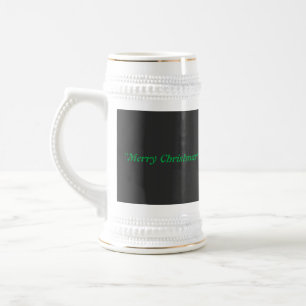 Festive Merry Christmas Printed Barware Perfect  Beer Stein