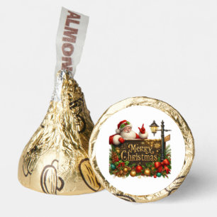 Festive Merry Christmas Santa Hershey®'s Kisses®
