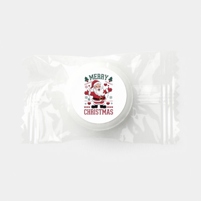 Festive Merry Christmas Santa  Life Saver® Mints (Front)