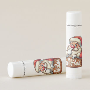 Festive Merry Christmas Santa  Lip Balm