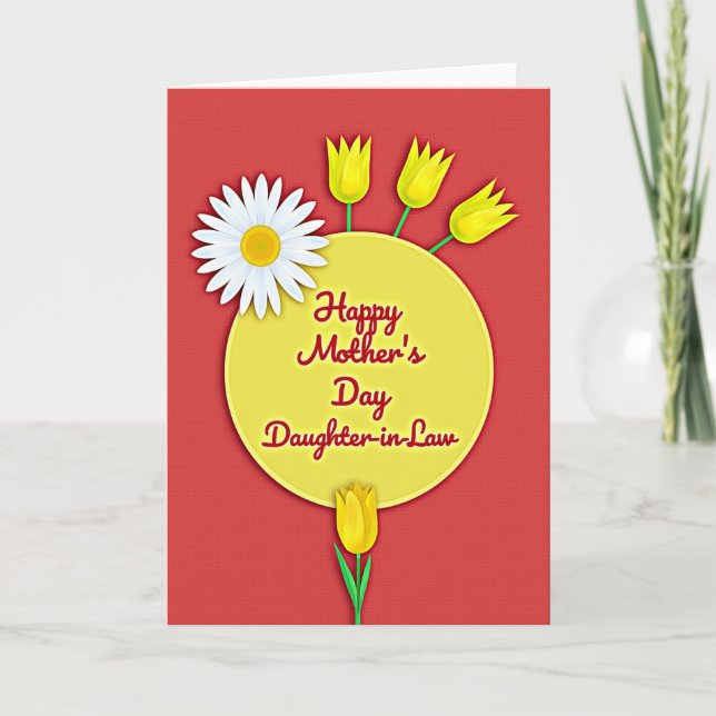 Festive Mothers Day Bloom Card (Front)