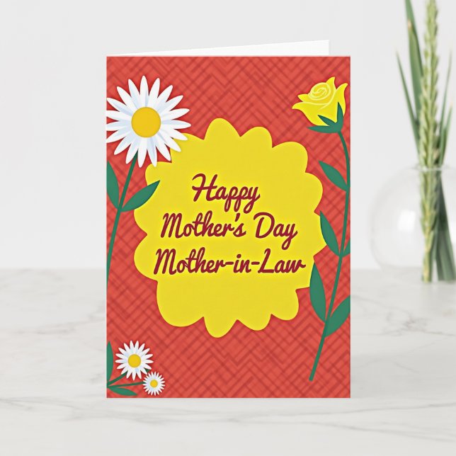 Festive Mothers Day Design Card (Front)
