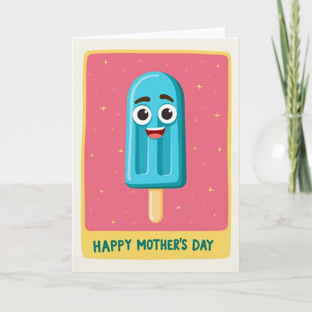 Festive Mothers Day Image Card (Front)