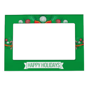 Festive motifs - Happy Holidays Magnetic Frame