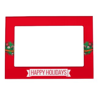Festive motifs - Happy Holidays - red