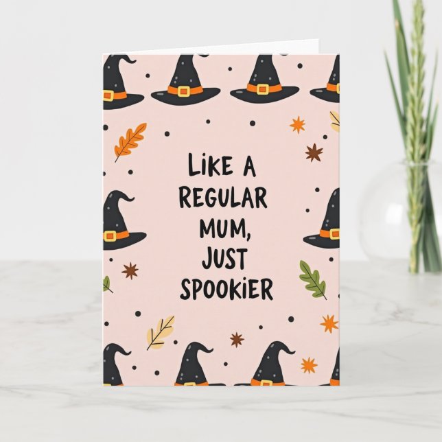 Festive Mum Message Card (Front)