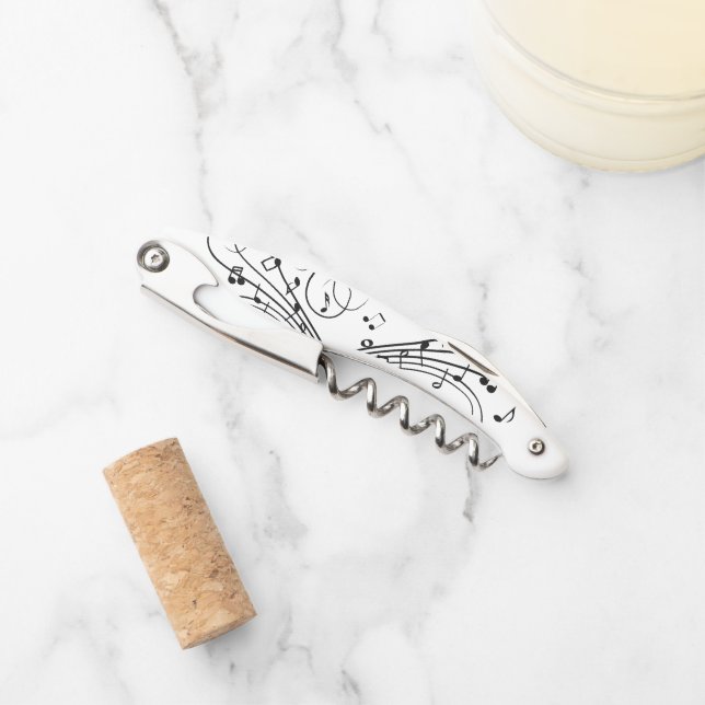 Festive Music Design Waiter's Corkscrew (Front)