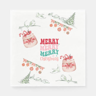 Festive Napkins-50 lunch napkins