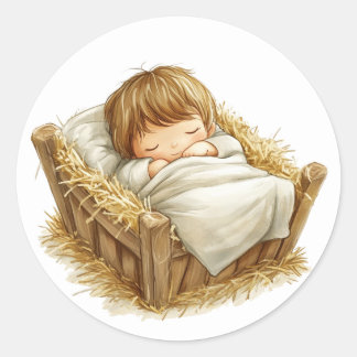 Festive Nativity Stickers
