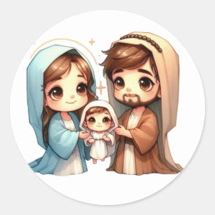 Festive Nativity Stickers