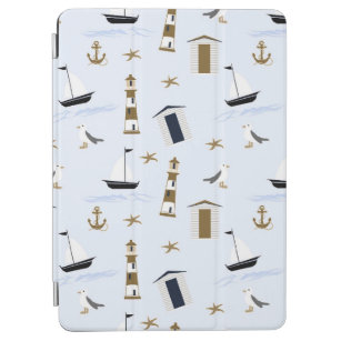 Festive Nautical Print iPad Air Cover